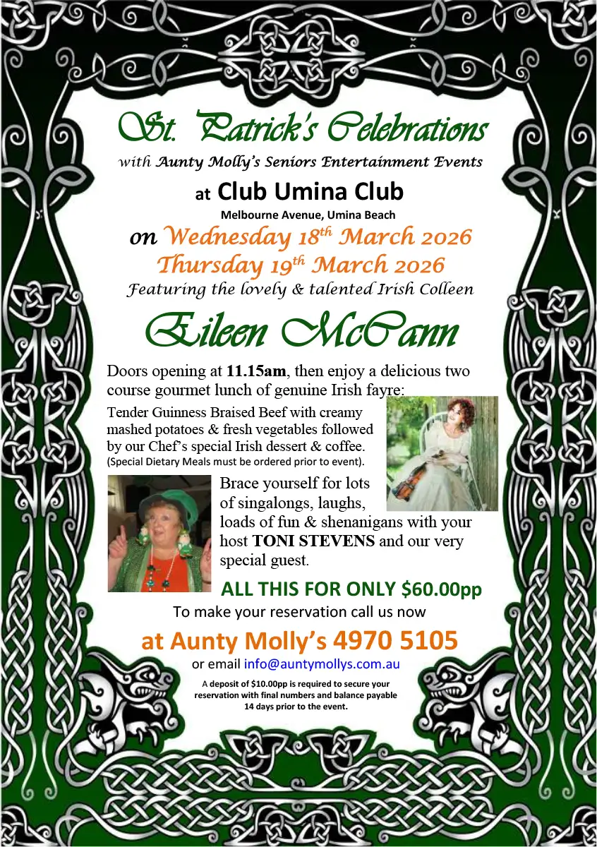 St Patrick's Festival 2026 Umina